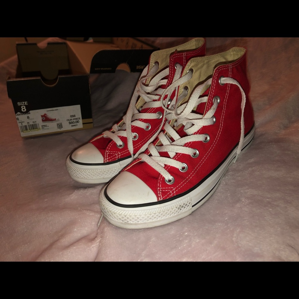 Red converse